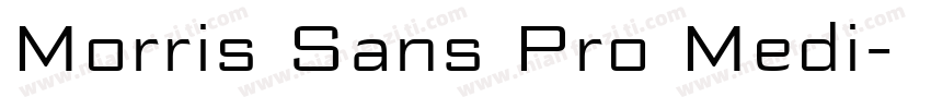 Morris Sans Pro Medi字体转换